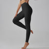 Contoura Thermo Shaping Legging zwart, zijkant in beweging