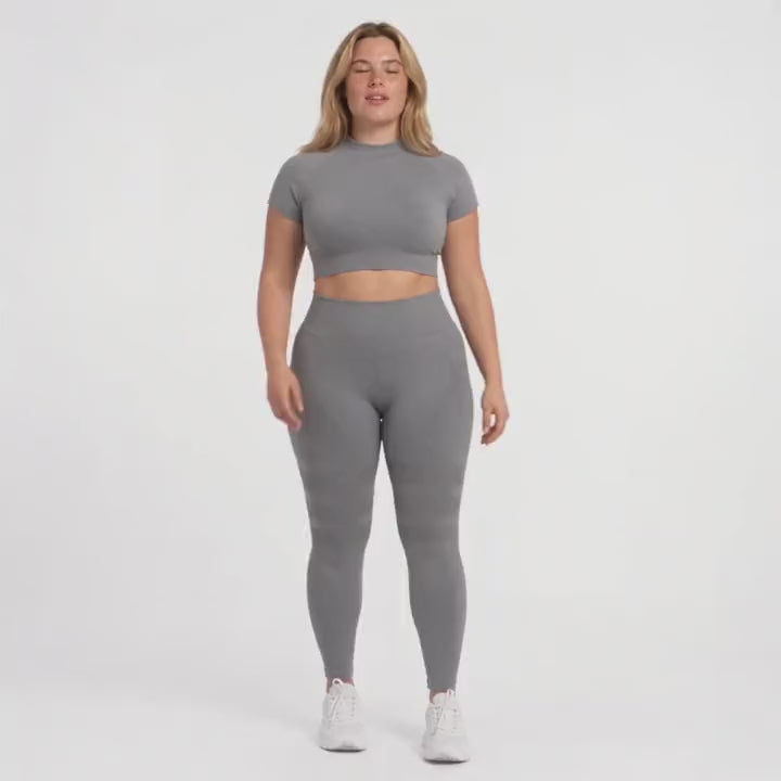 Video van de Contoura Push-Up 3D Legging: pasvorm, push-up-patroon en zijzak